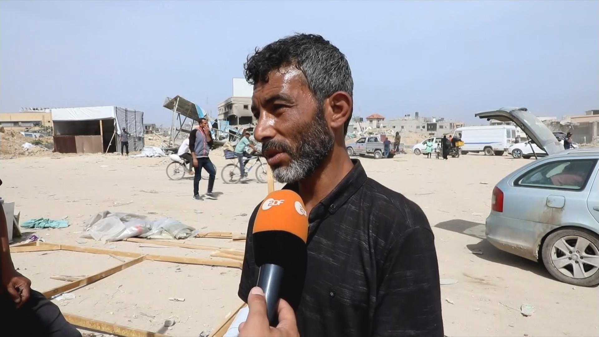 Situation in Rafah im Gazastreifen