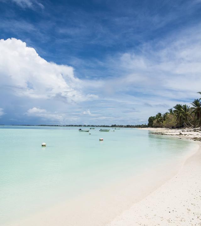 Sandstrand auf Tuvalu