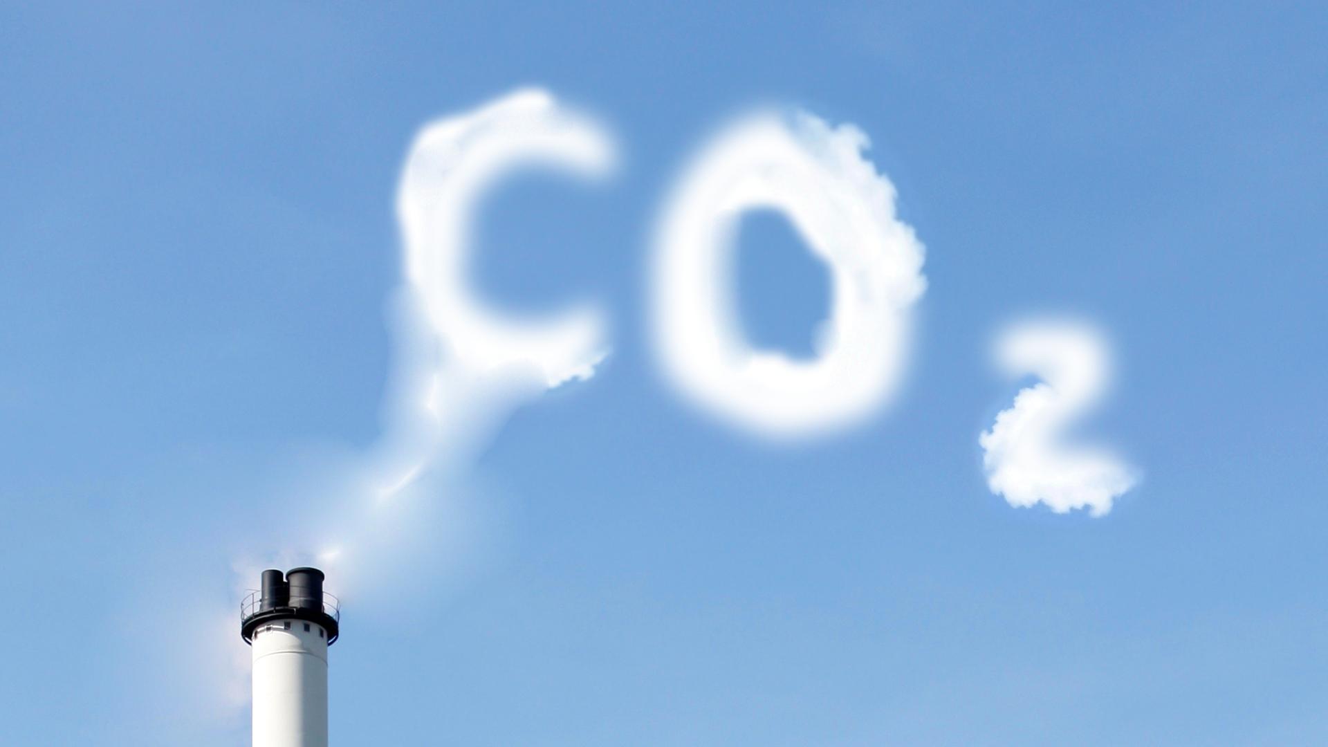Symbolbild CO2 Austoß