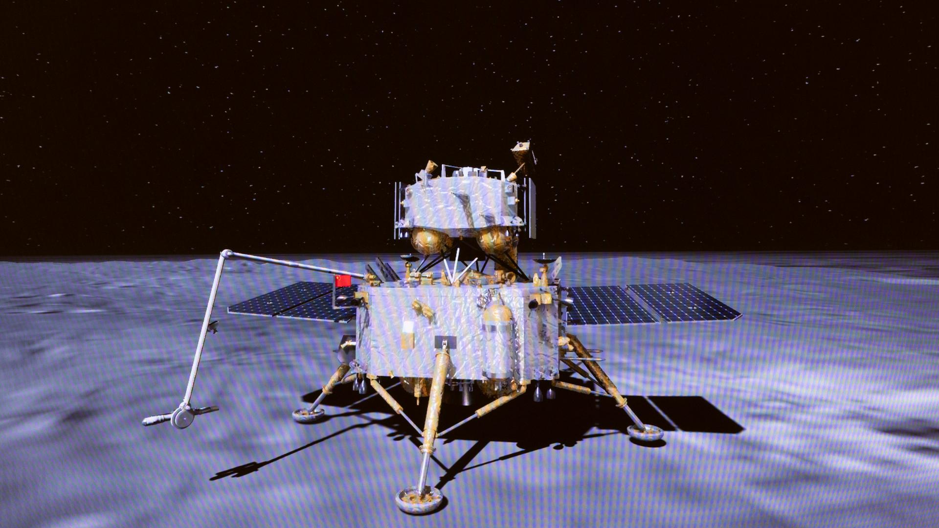 Chinas Sonde auf dem Mond