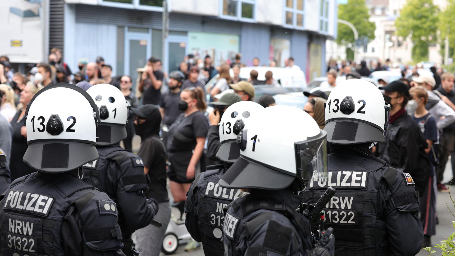 Polizeiaufgebot in Solingen