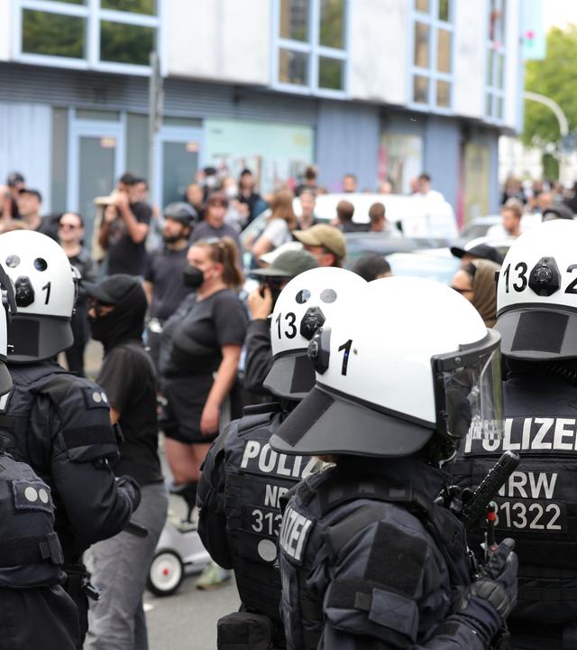 Polizeiaufgebot in Solingen