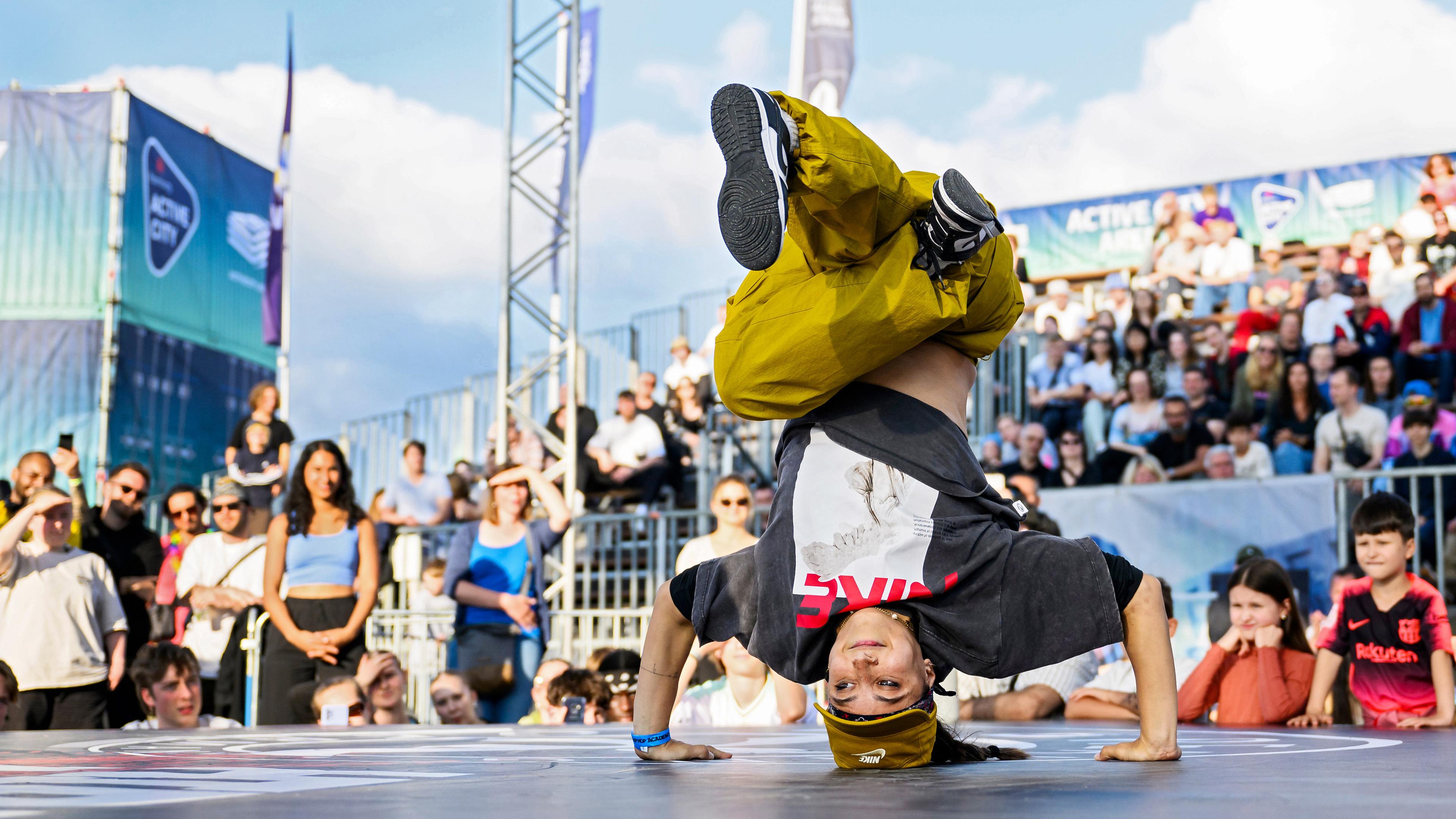 B-Girl Jilou im Ranking-Battle bei den Deutschen Meisterschaften in Hamburg