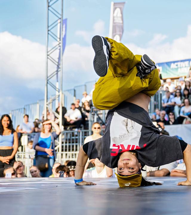 B-Girl Jilou im Ranking-Battle bei den Deutschen Meisterschaften in Hamburg