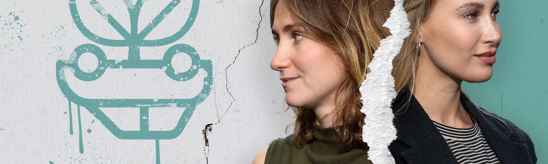 Symbolbild: Risse in der Gesellschaft -  Kampf ums Auto