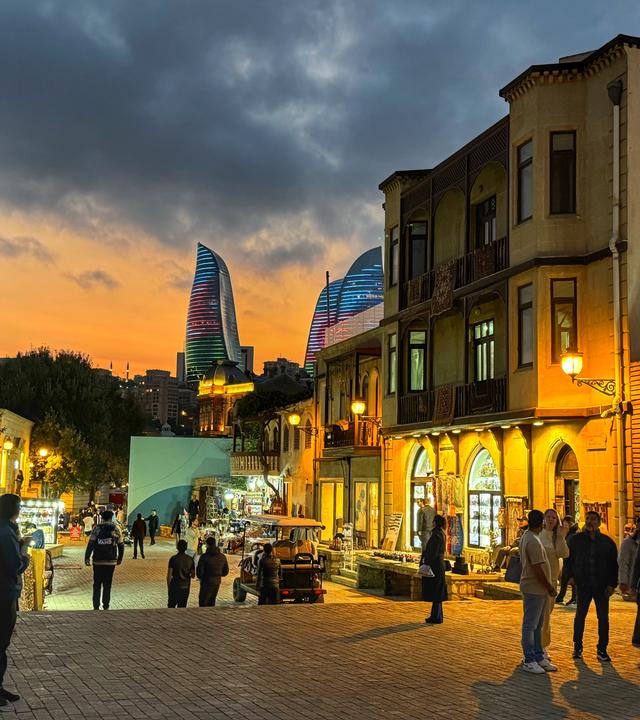 Stadtszene auf der COP29