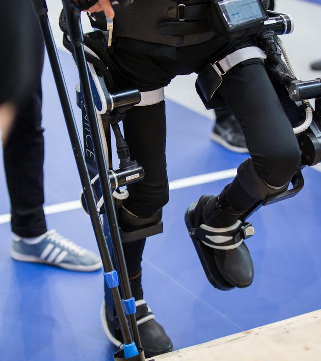 Exoskelett wird getestet