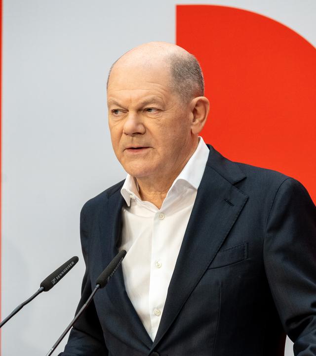 Nach der Bundestagswahl 2025: Pk der SPD im Berliner Willy-Brandt-Haus