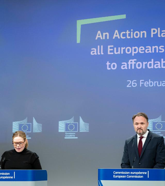 PK bei der Europäischen Kommission in Brüssel zum Aktionsplan für erschwingliche EnergiePC