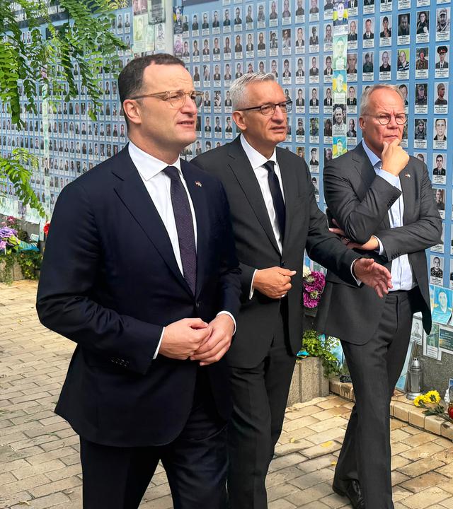 Spahn und Miersch gemeinsam in der Ukraine