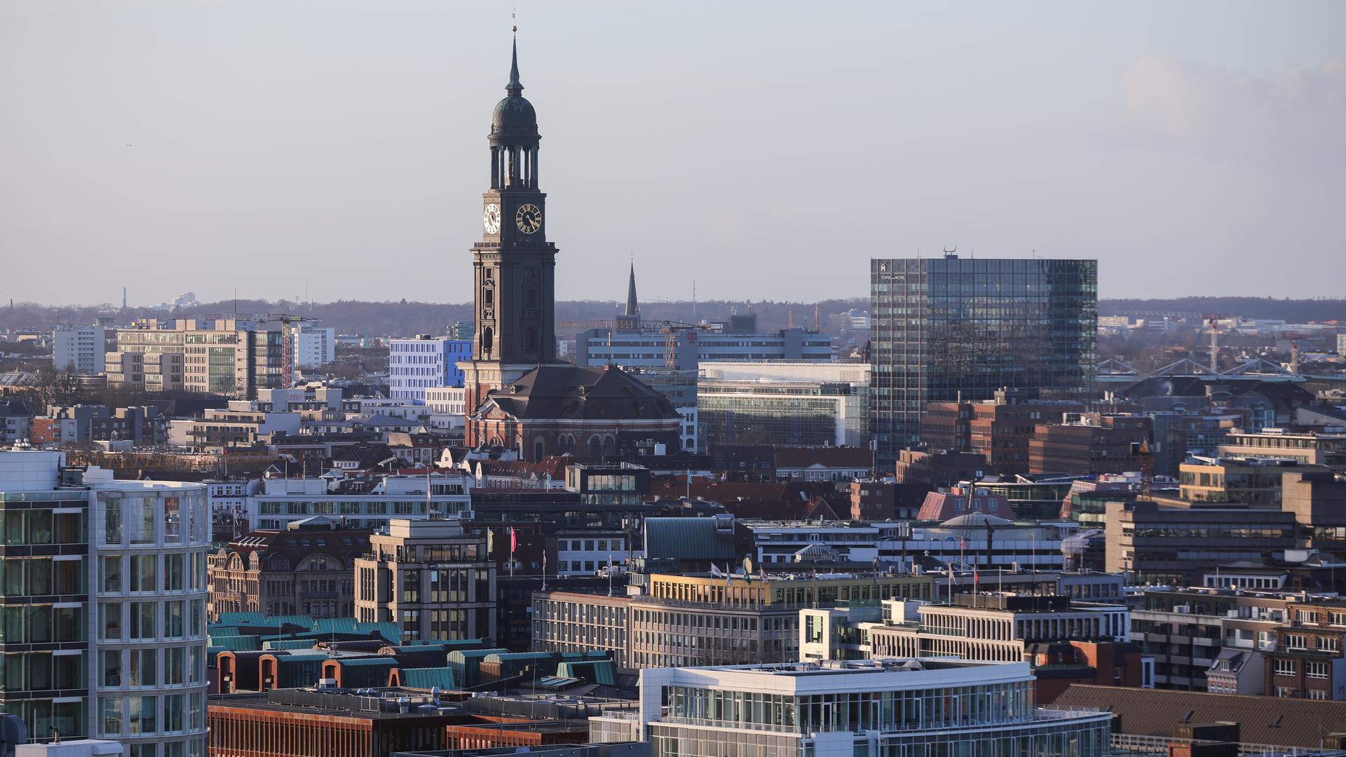 Stadtansicht von Hamburg Hafencity