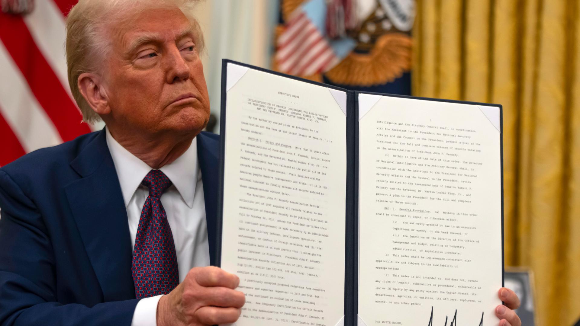 Nach Amtseinführung Trump - Anordnungen