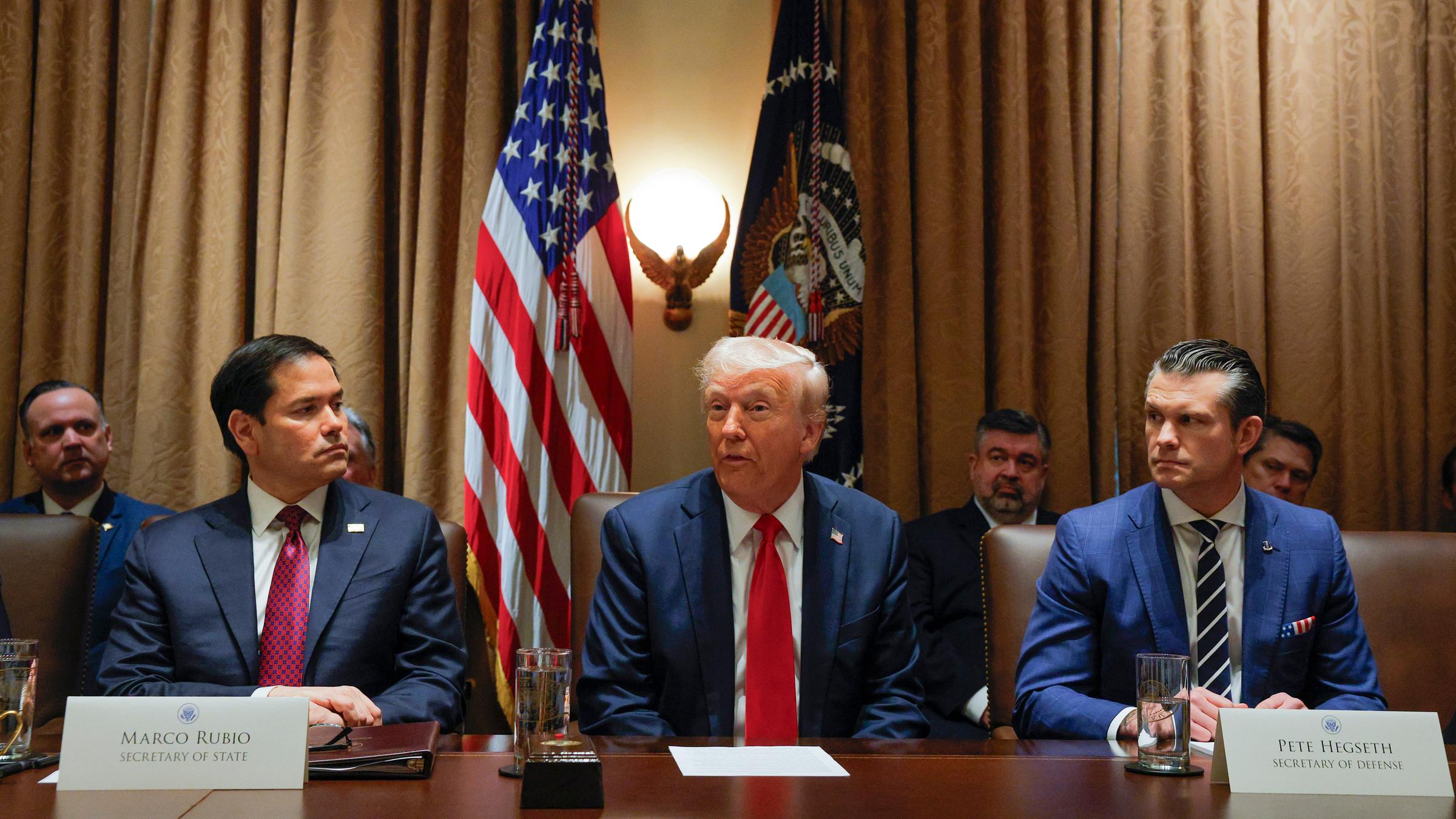 Cabinet meeting in Washington
