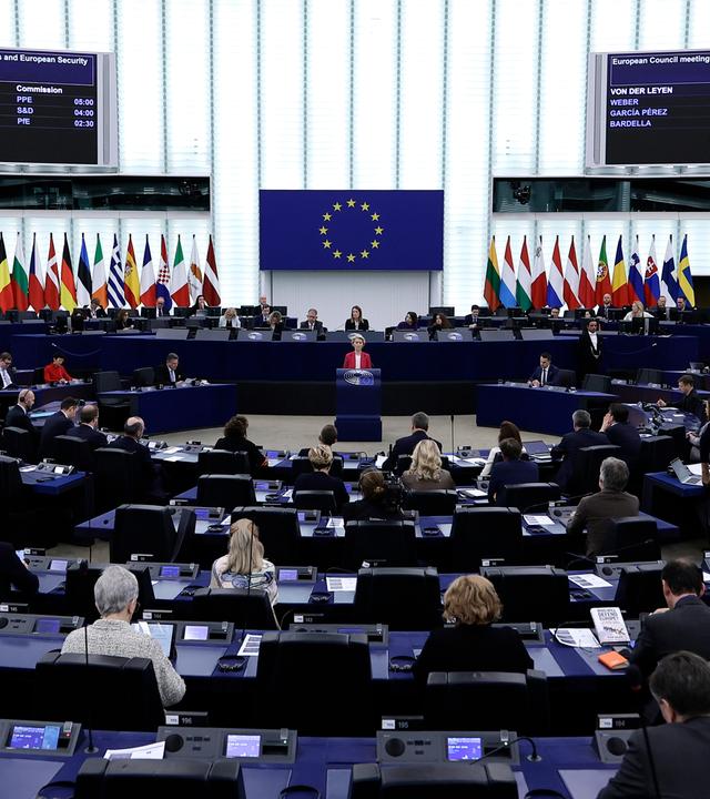 European Parliament session in Strasbourg