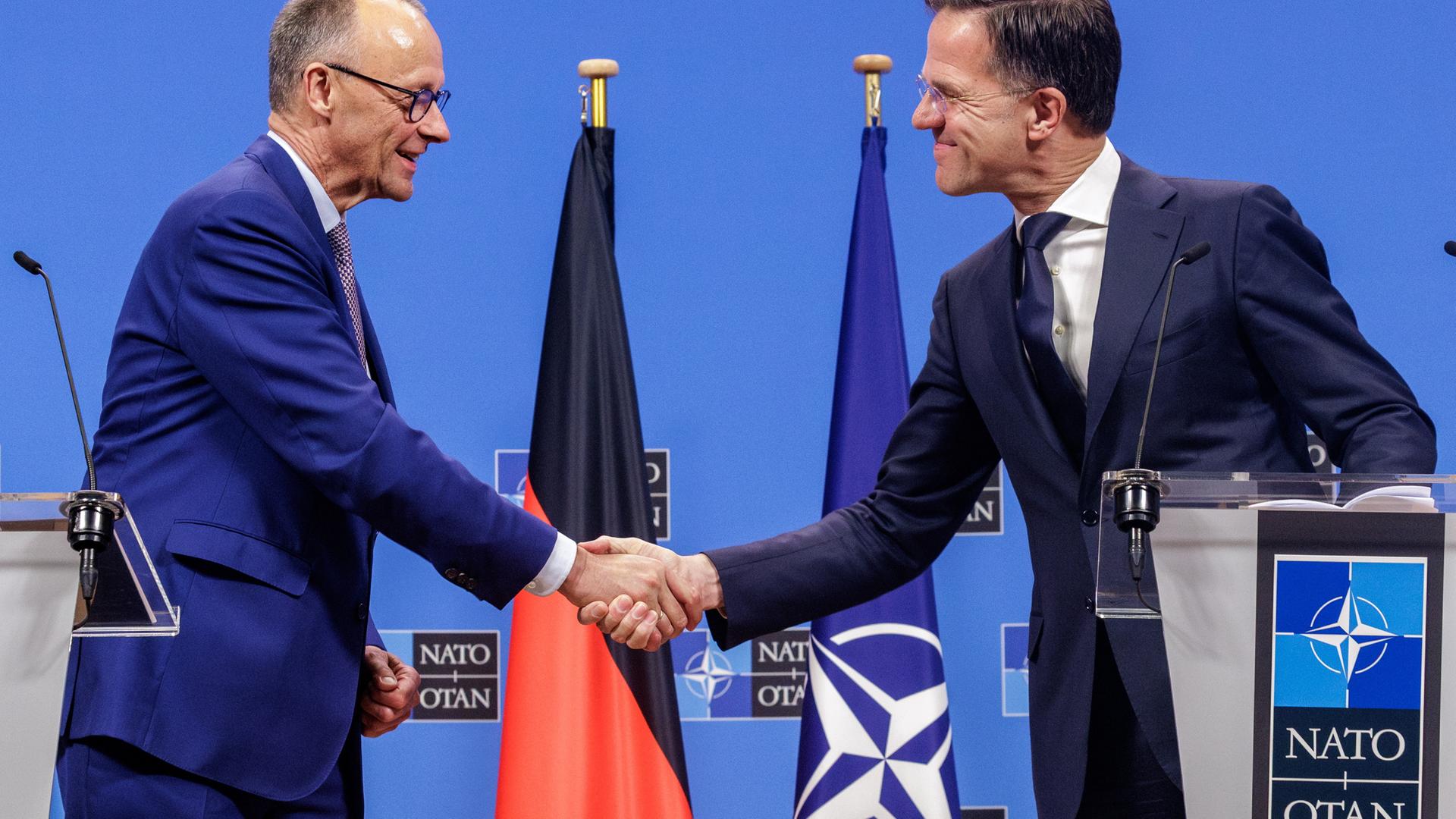 German Chancellor Friedrich Merz visits EU institutions, NATO
