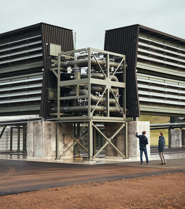 CO2-Filteranlage auf Island