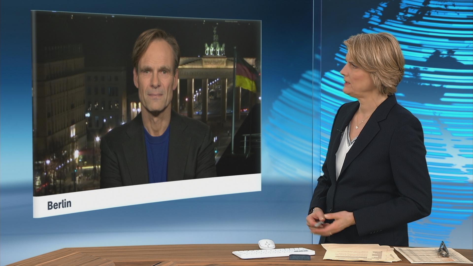 Schmiese im Gespräch mit Slomka