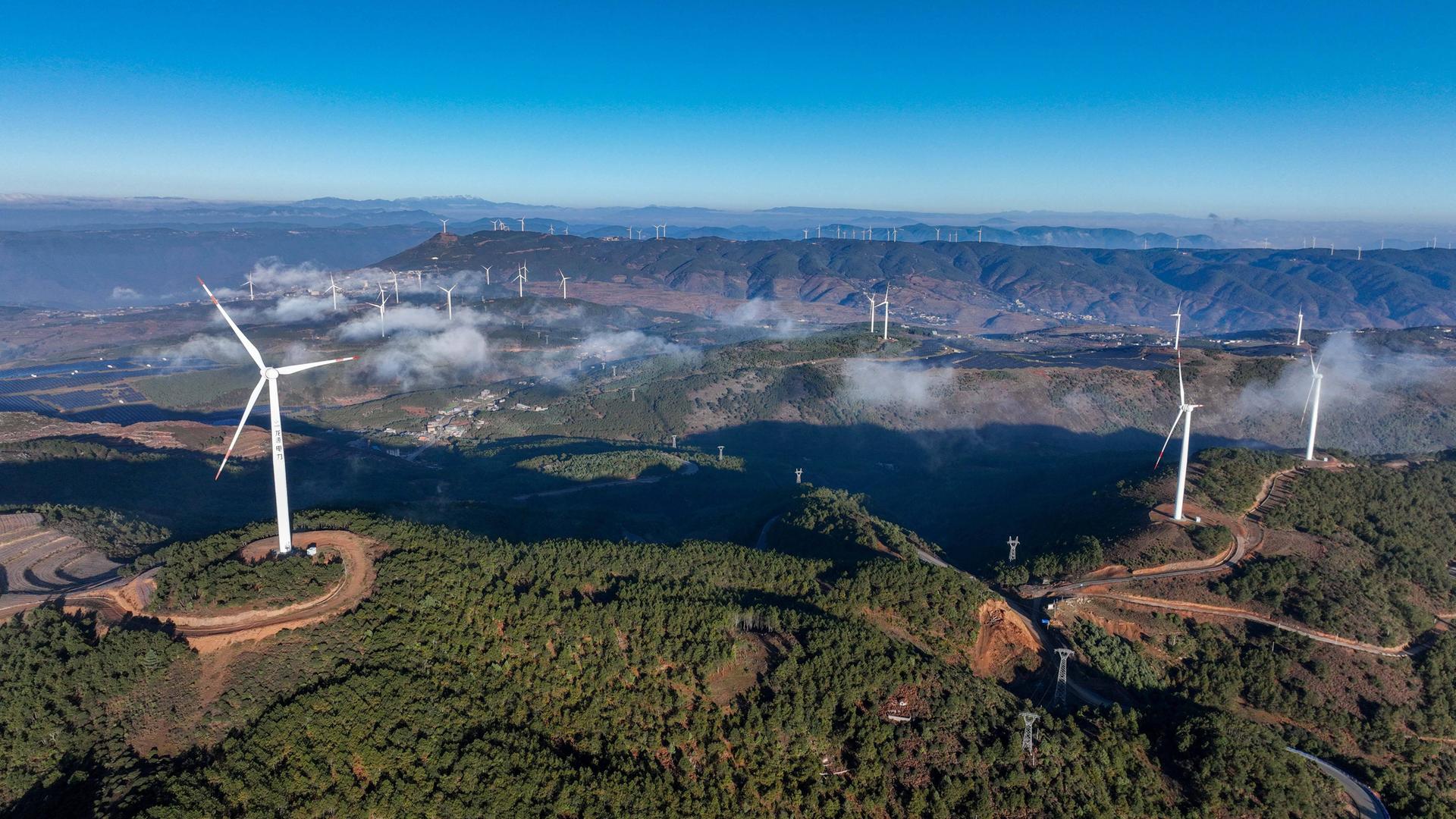 Windpark in China