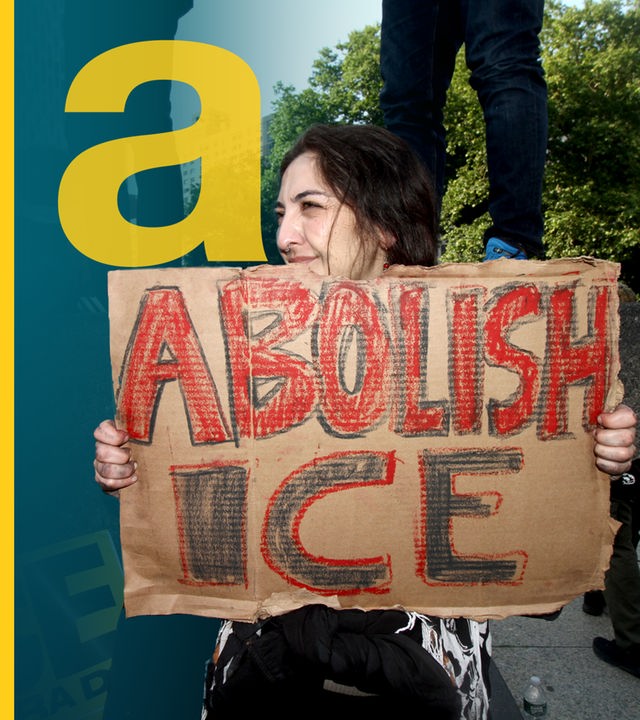 Protest gegen Abschiebungen und Razzien von ICE in New York