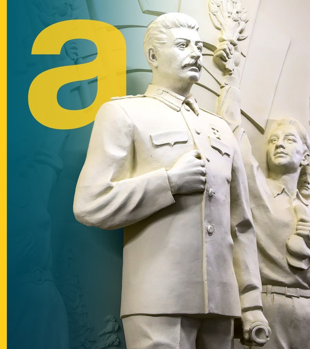 Das Stalin Relief im Taganskaja U-Bahnhof der Metro Moskau