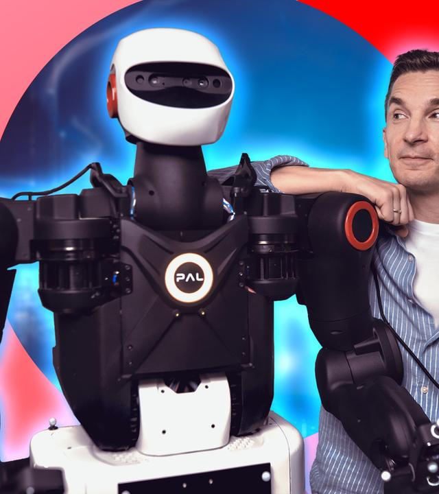 Reporter Eric Mayer testet, wie gut humanoide Roboter als Partner im Alltag agieren.