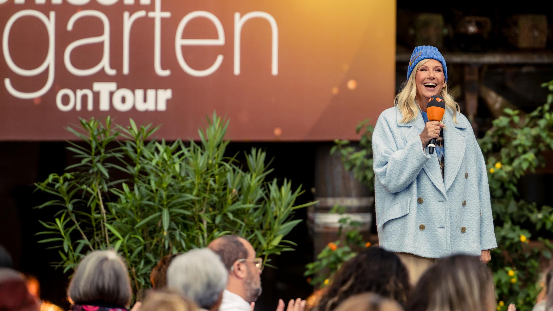 Andrea Kiewel bei Fernsehgarten On Tour