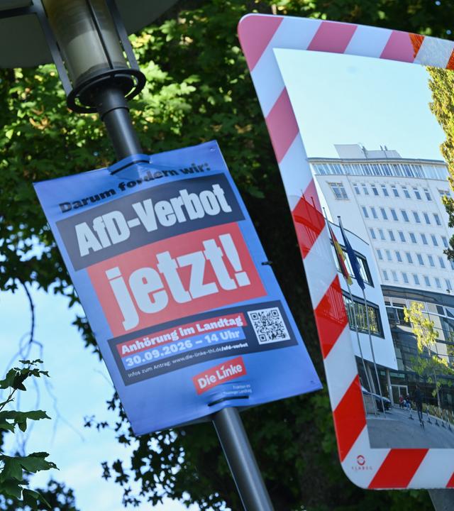 Anhörung zu einem Parteiverbotsverfahren gegen die AfD
