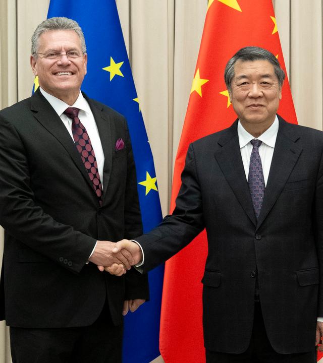 EU-Handelskommissar Sefcovic in China