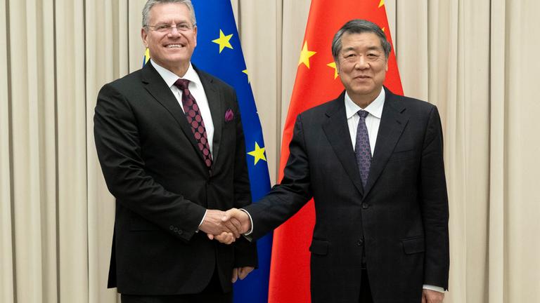 EU-Handelskommissar Sefcovic in China