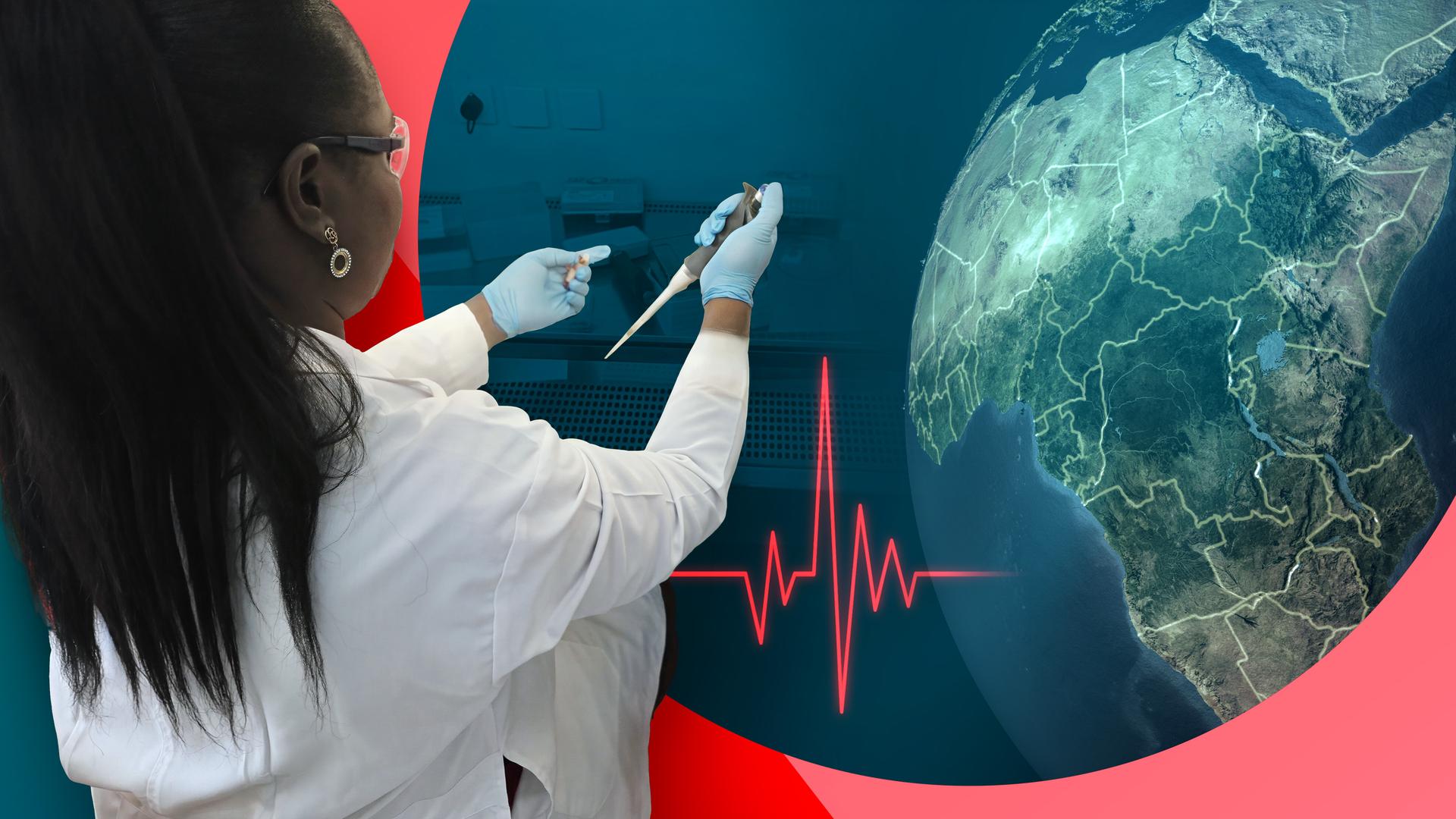 Afrika im Aufbruch – Mit visionären Projekten wächst der Kontinent rasant und ist weltweit führend. Bild zeigt die afrikanische Wissenschaftlerin Prof. Cynthia Danquah im Labor