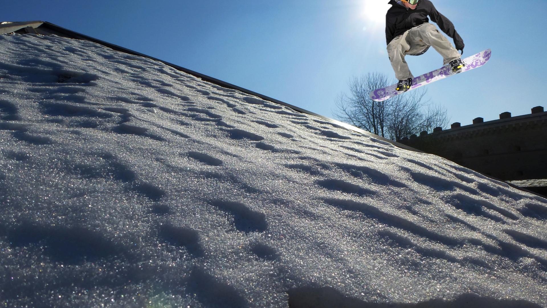 KI macht Snowboard-Tricks messbar. Deutschlands Team trainiert Slopestyle und Halfpipe erstmals wissenschaftlich – und olympiatauglich. (Bild: Snowboarder beim Sprung)