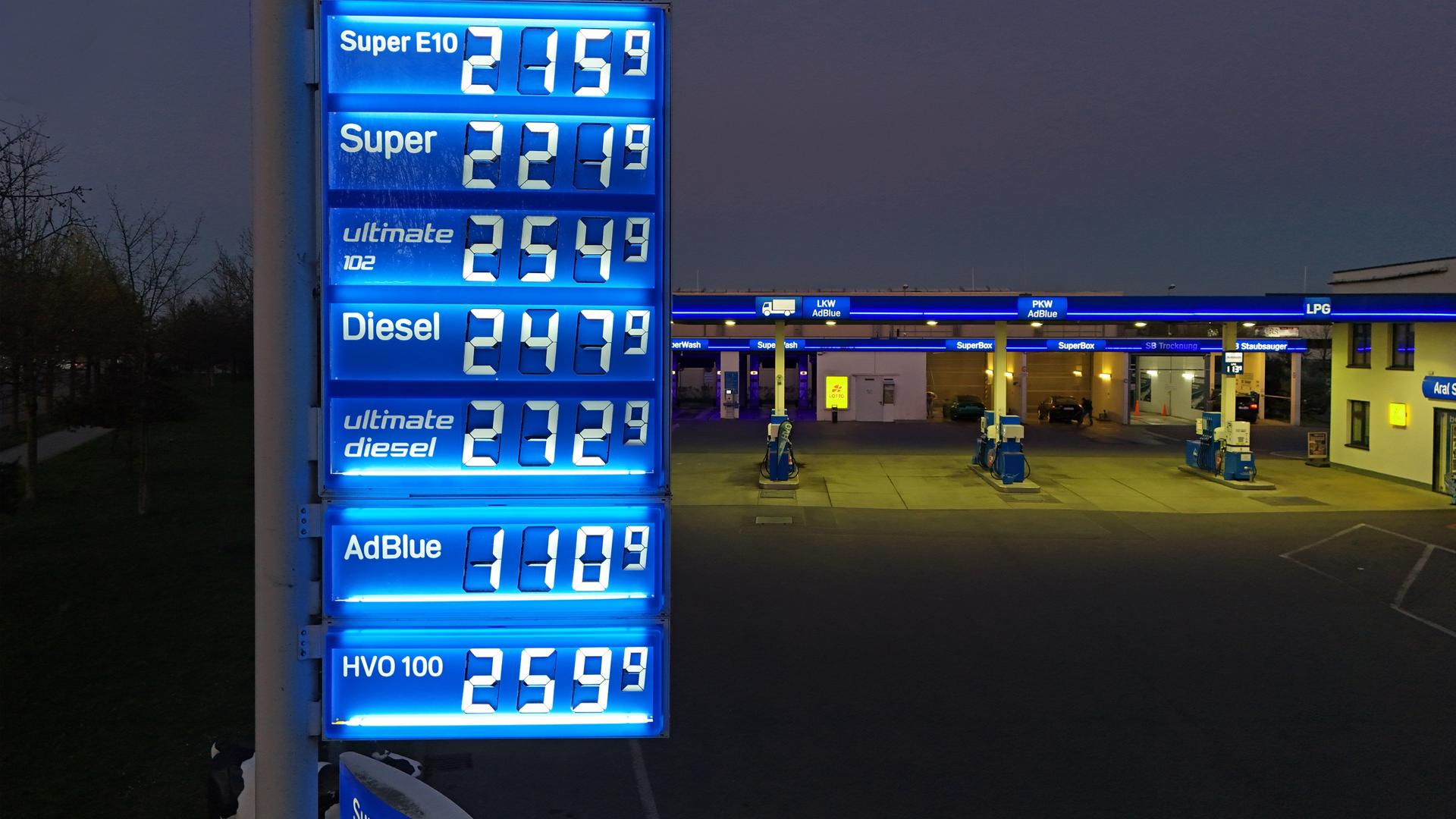 Kraftstoff erreicht historischen Hoechststand am 07.04.2026