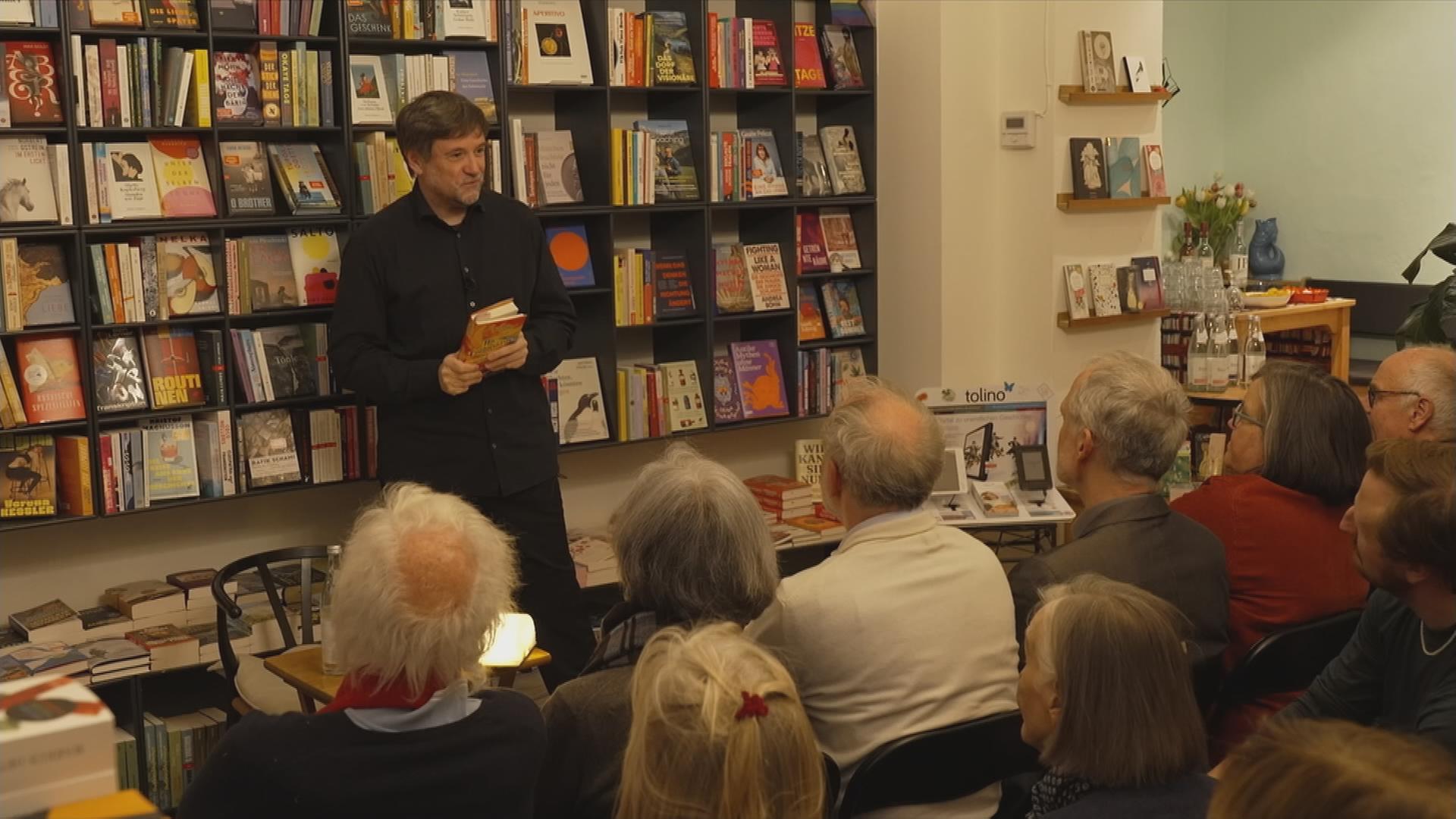 Gespräch in einer Buchhandlung