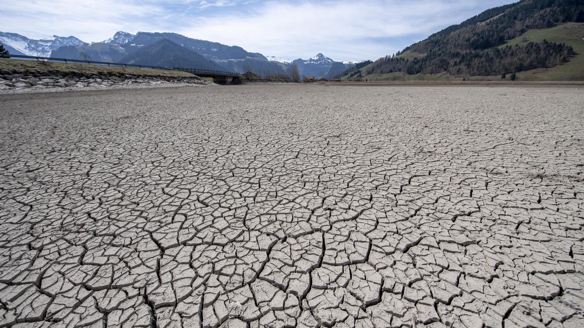 Europa glüht: Ein völlig vertrockneter Fluss. Diese Aufnahme zeigt die Dramatik der Erderwärmung. Der neue Copernicus-Klimabericht belegt dies.
