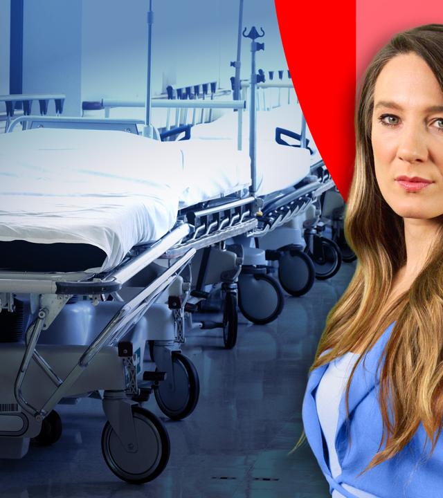  Behandlungsfehler, falsche Medikamentierung, resistente Keime, verspätete Sepsisdiagnosen gefährden Patienten - Jasmina Neudecker (im Bild mit Krankenhausbetten) hakt nach.. 
