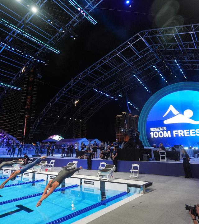 Freestyle Schwimmwettbewerb