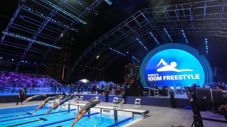 Freestyle Schwimmwettbewerb