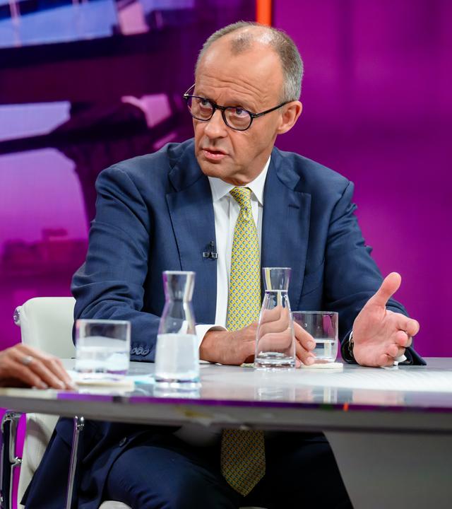 Friedrich Merz bei Maybrit Illner zu Gast