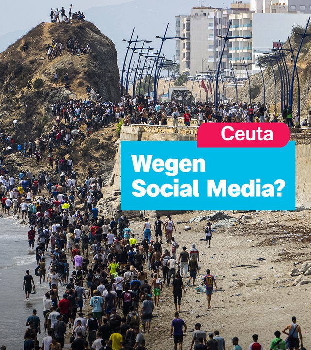 Ceuta: Wegen Social Media?