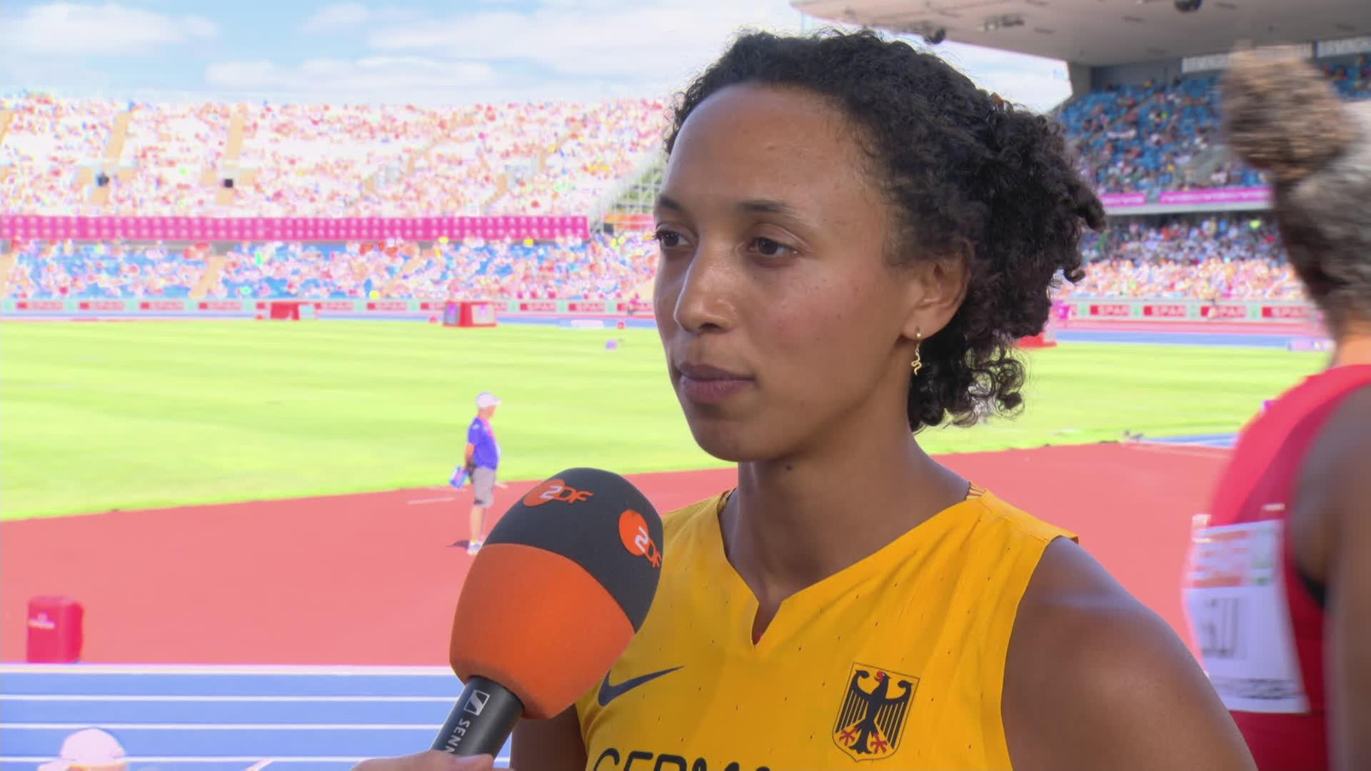 Malaika Mihambo im ZDF-Interview