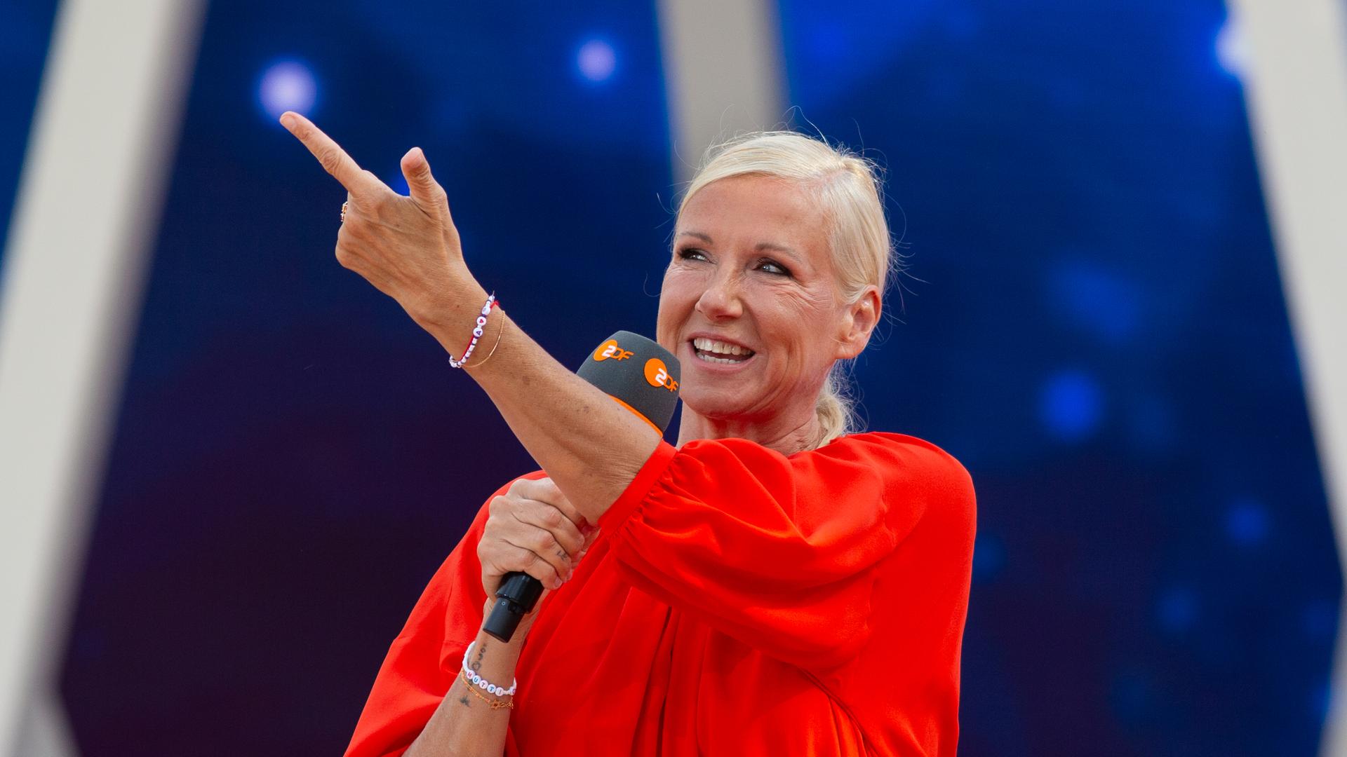 Andrea Kiewel eröffnet die Schlager-Party 