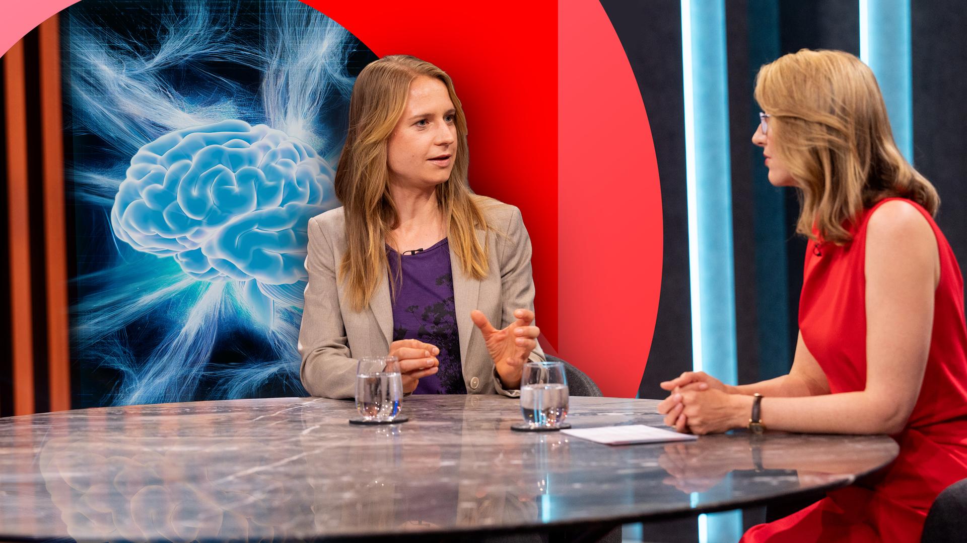 Reizflut im digitalen Alltag: Alena Buyx diskutiert mit Gästen, wie Sinnesreize unser Gehirn belasten – und was wir tun können, um den Fokus zurückzugewinnen.