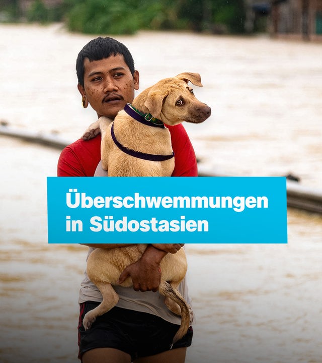 Überschwemmungen in Südostasien