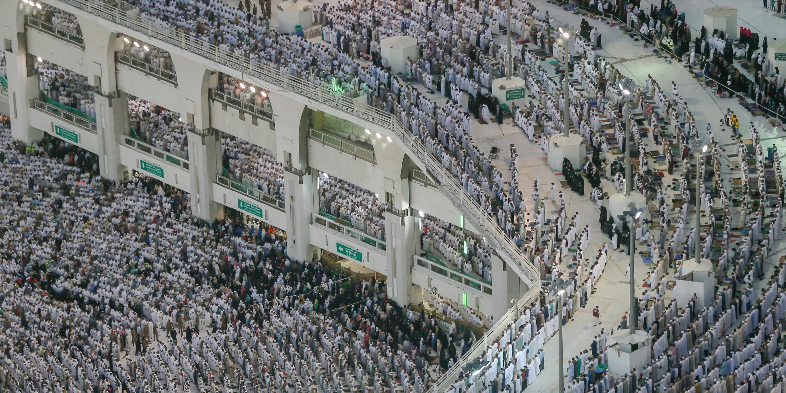 Saudi Arabien - Pilger in Mekka