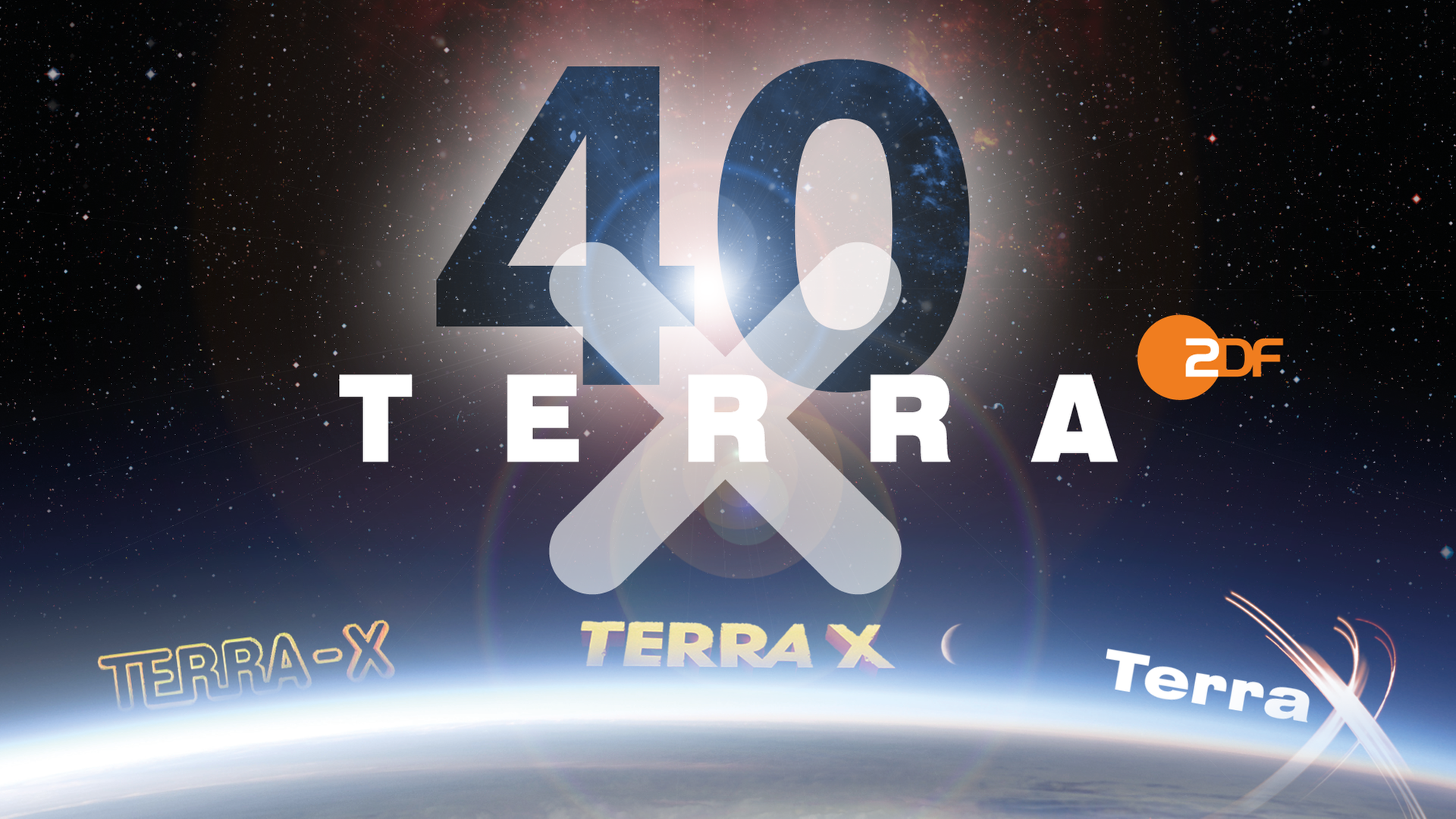 40 Jahre Terra X - mit vier verschiedenen Terra X-Logos