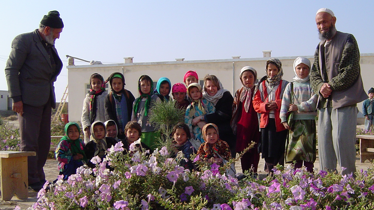 Bild aus 40 Jahren "Afghanistan Schulen"-Vereinsgeschichte