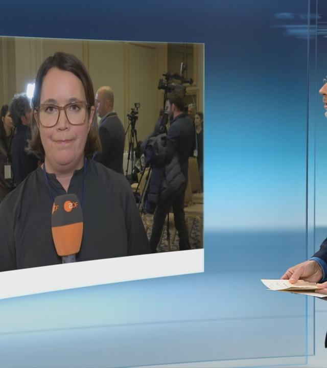 Phoebe Gaa und Andreas Klinner im Schaltgespräch