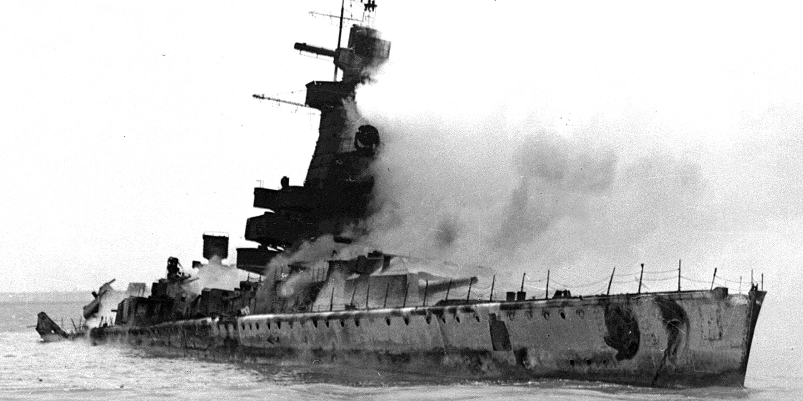 Kriegsschiff Admiral Spee sinkt vor Montevideo, Uruguay