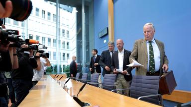 AfD bei Bundespressekonferenz; Berlin; 02.09.2019