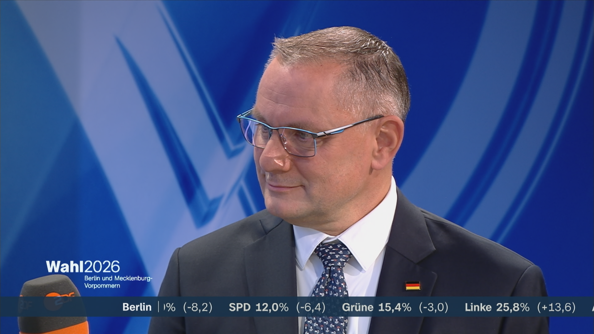 AfD-Chef Tino Chrupalla mit einer Reaktion zu den Wahlen in Mecklenburg-Vorpommern und Berlin.